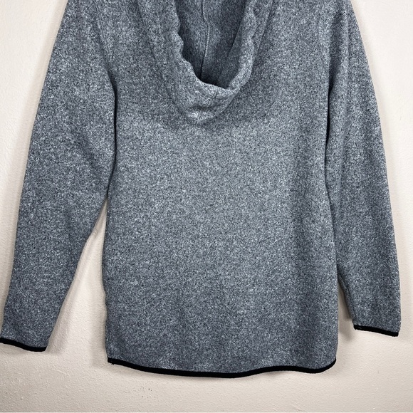 SMALL OLD NAVY GREY FLEECE HOODIE PULLOVER STRETCH ATHLETIC ACTIVEWEAR CASUAL - Picture 8 of 10